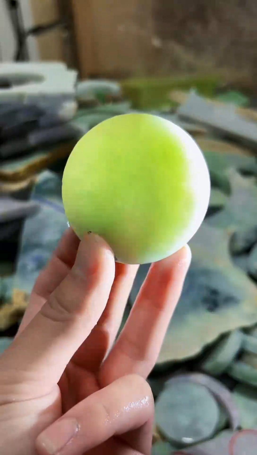 【闪购商品】翡翠颈饰未镶嵌A货白谭1408