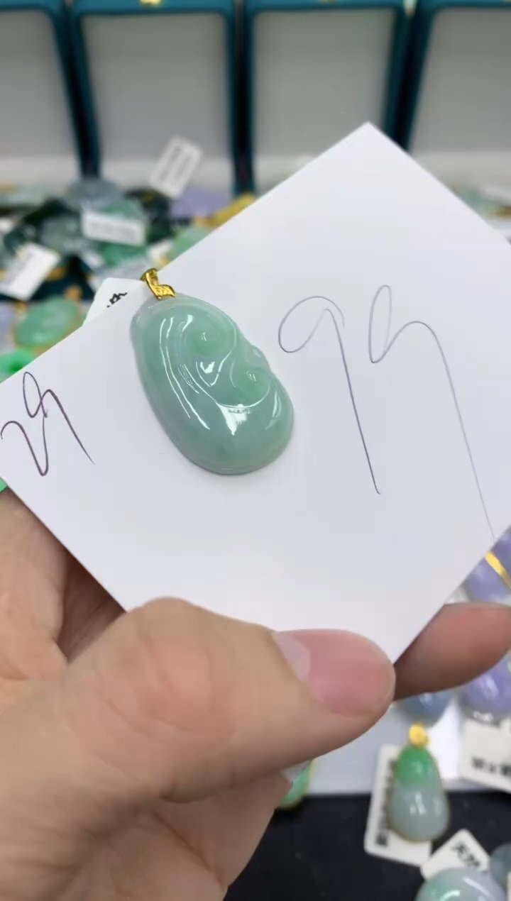 【闪购商品】翡翠颈饰18K金镶嵌号链接11111