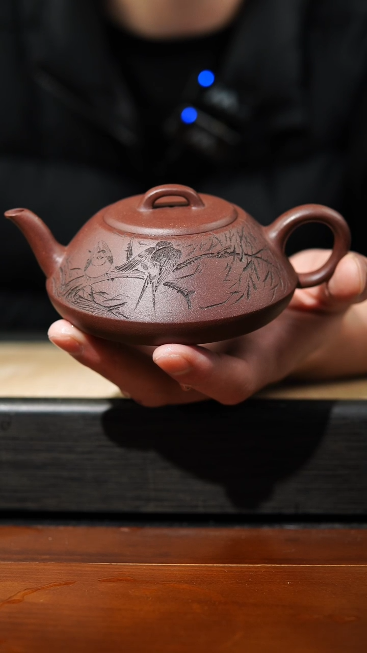 【闪购商品】紫砂茶壶底槽清逸瓢，150cc