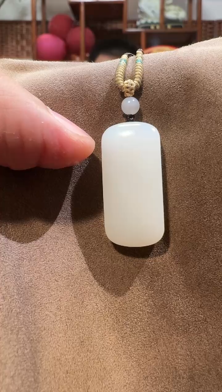 【闪购商品】和田玉吊坠未镶嵌1215平安牌