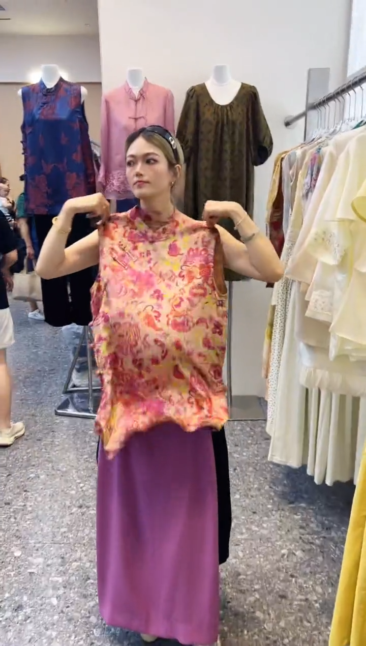 张小张小龙专属国风上衣88659   M 码