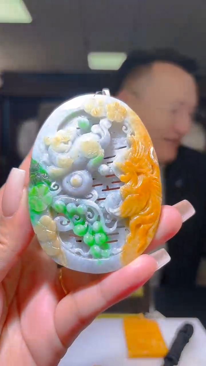 未镶嵌定制翡翠08/1116/L/凤凰