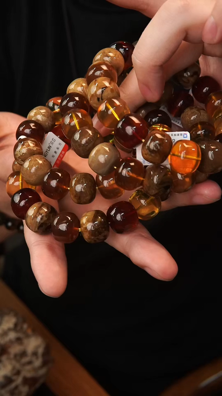 【闪购商品】琥珀颈饰未镶嵌多宝老型15m 多样性发其一