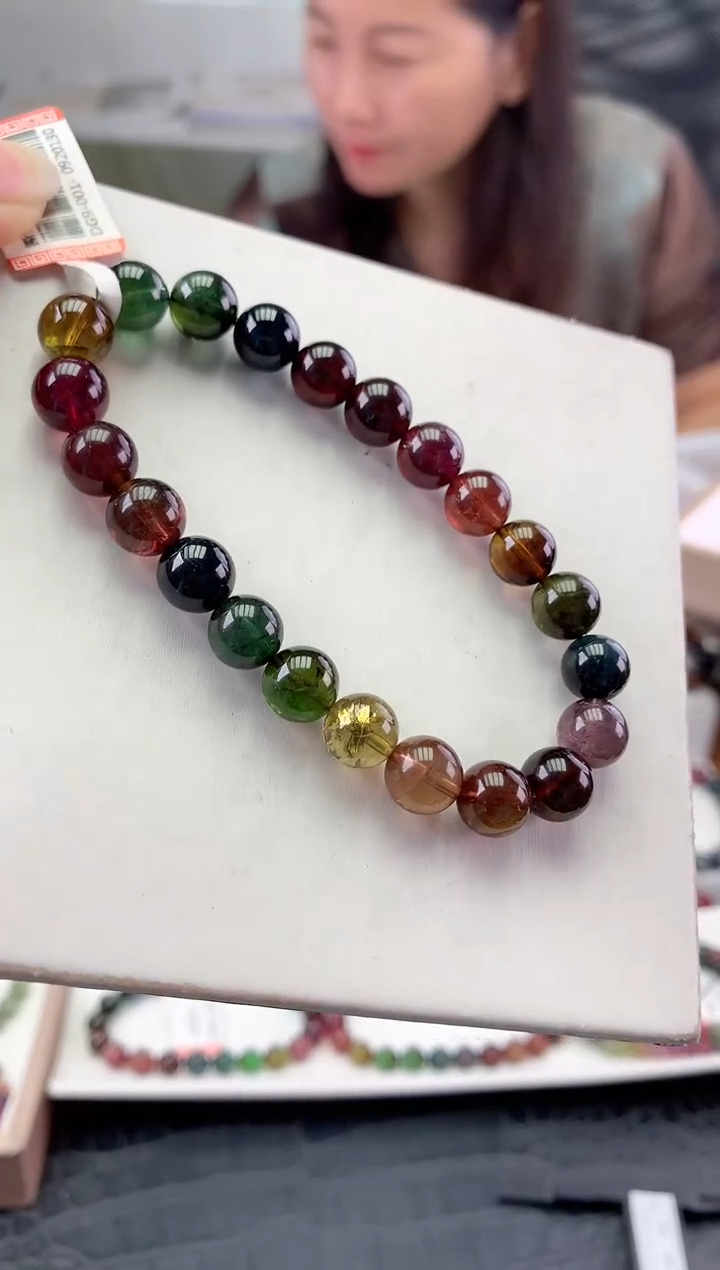 未镶嵌手串碧玺 多样性发一条