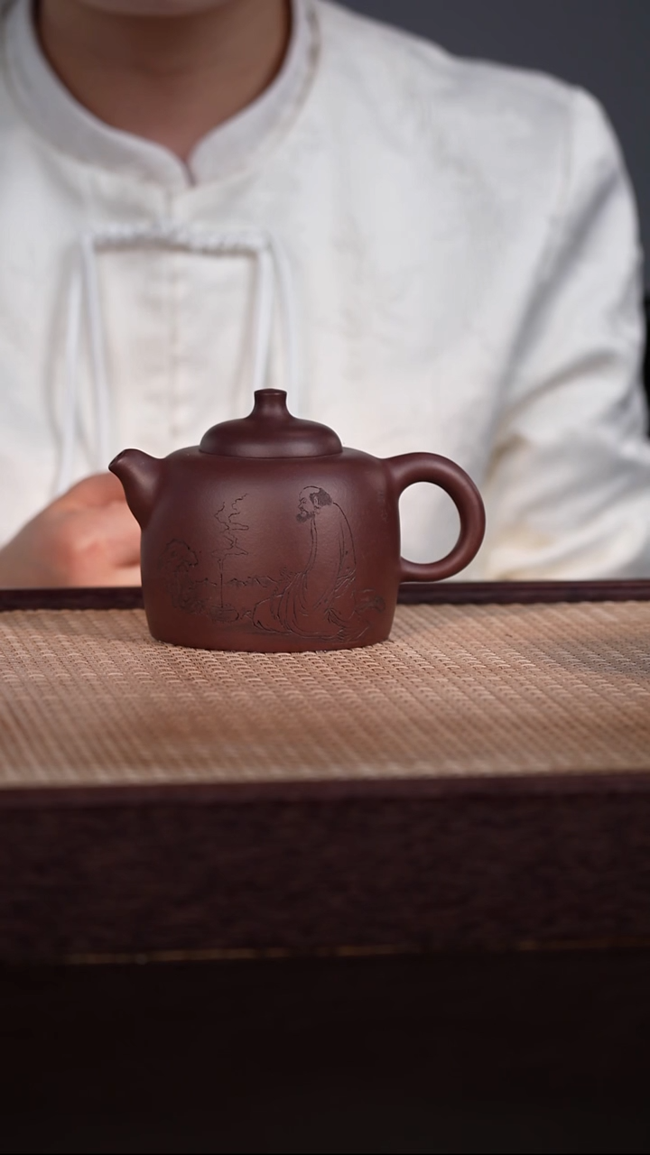 茶壶紫砂紫泥 300cc