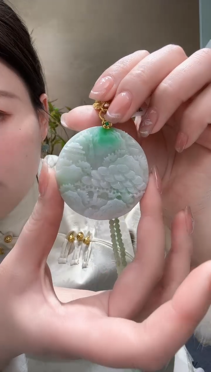 【闪购商品】翡翠颈饰未镶嵌吊坠