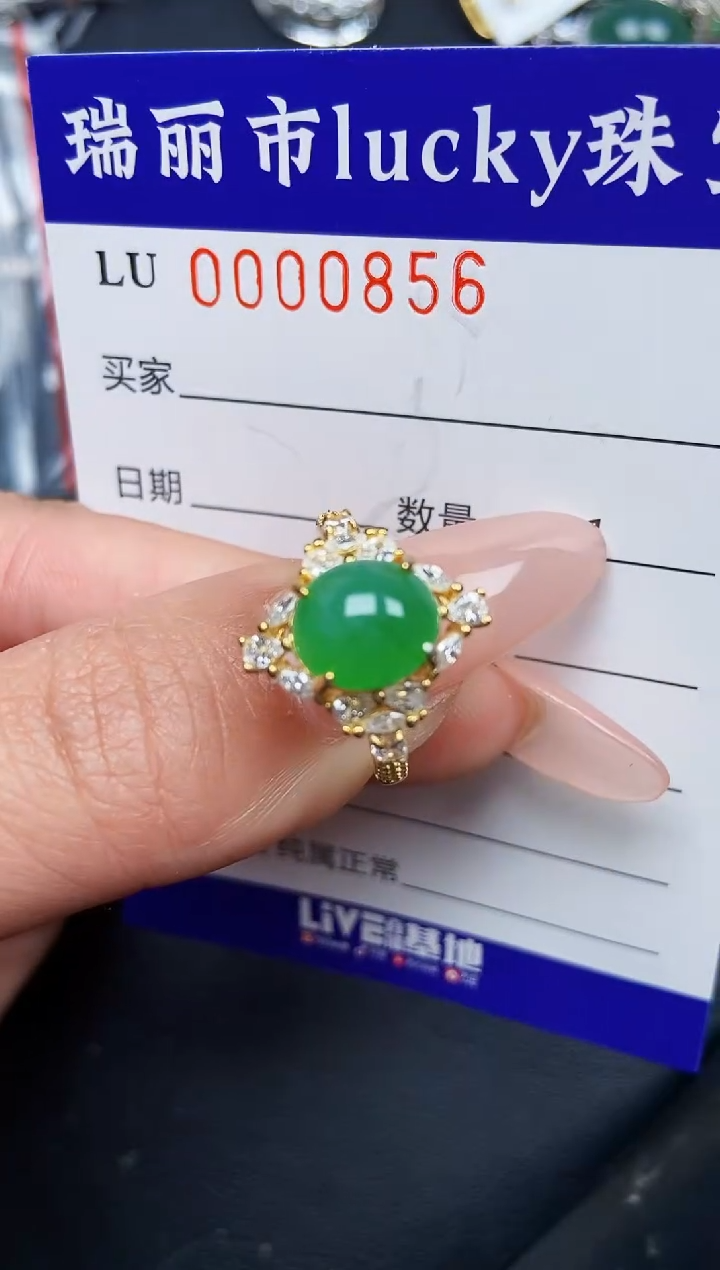 【闪购商品】翡翠颈饰银S925镶嵌0856