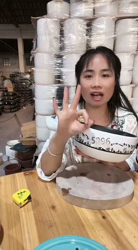 陶5096瑕疵手把锅不带盖