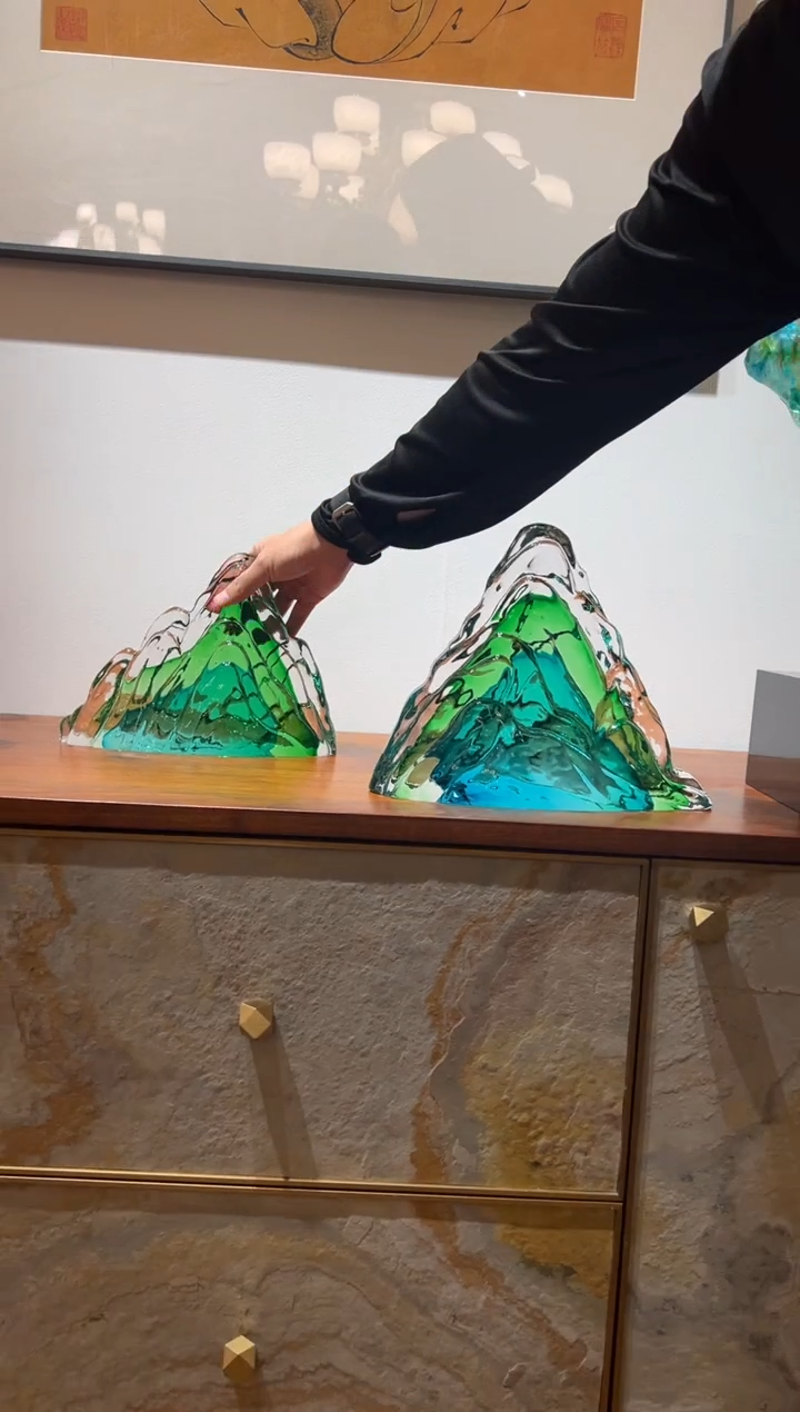 【闪购商品】茶宠AJ03369+AJ03370绿色山一组