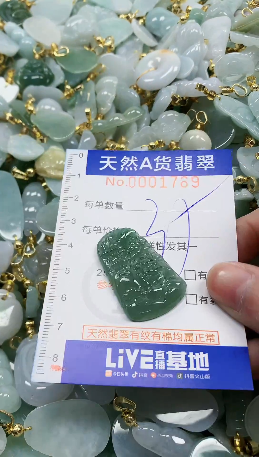 颈饰未镶嵌翡翠纯天然a货翡翠