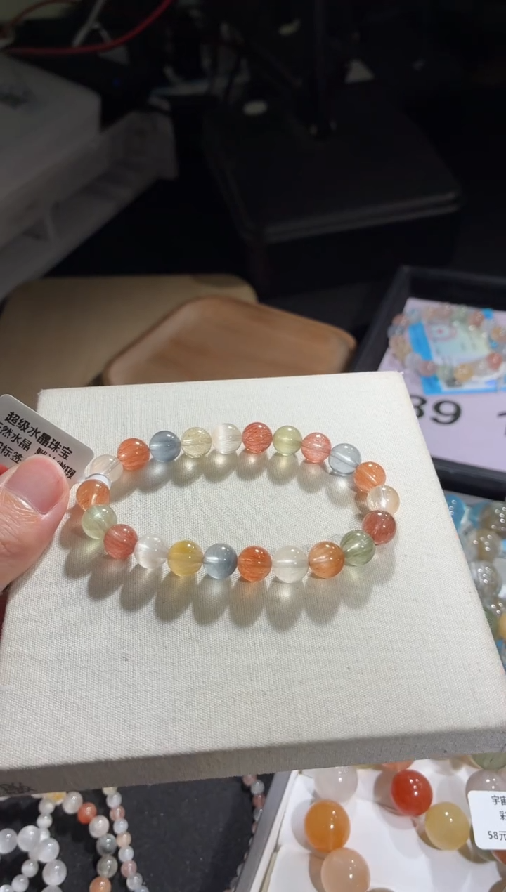 未镶嵌手链水晶137号多样性发一J 8+