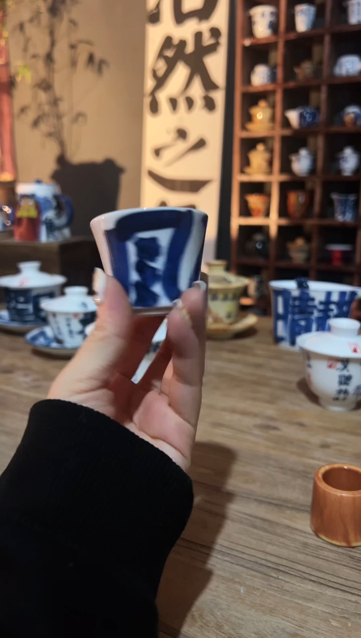 【闪购商品】观云听雨原创手绘茶具