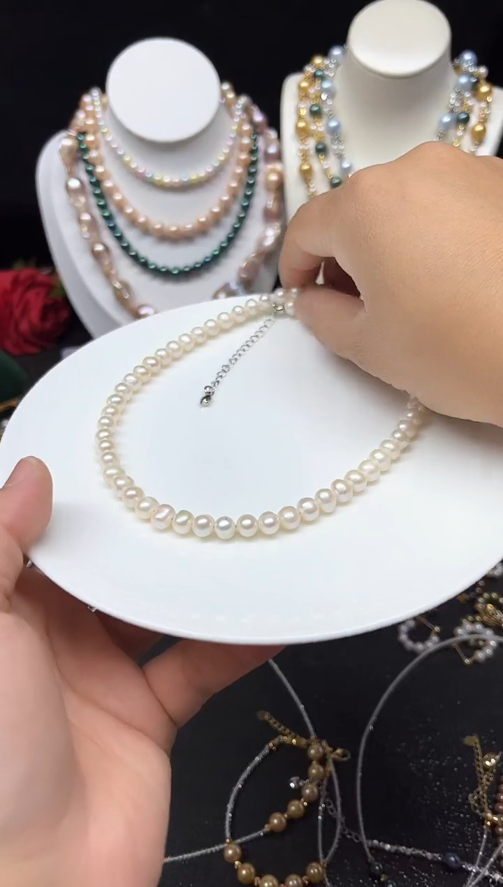 【闪购商品】淡水珍珠颈饰未镶嵌多人