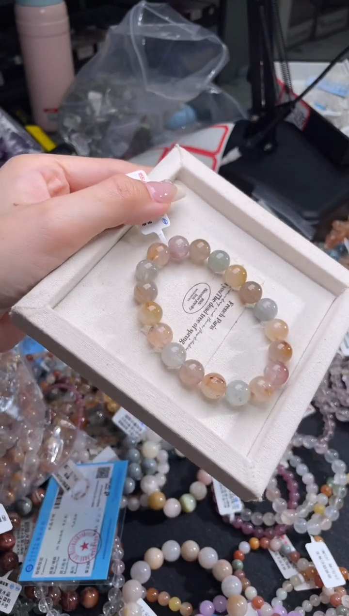 水晶手链未镶嵌534号 多样性发一9+