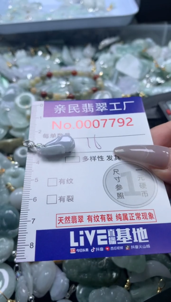 颈饰未镶嵌翡翠7792