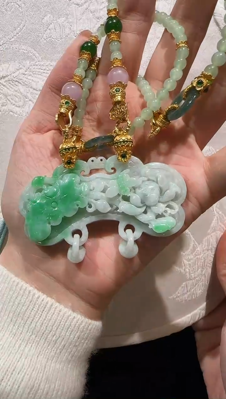 【闪购商品】翡翠颈饰未镶嵌国风