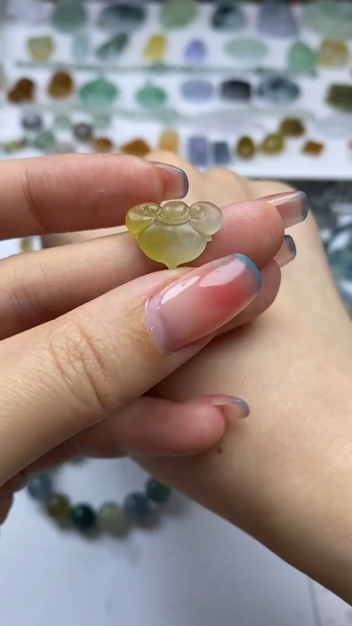 未镶嵌定制翡翠毛货定制不退不换