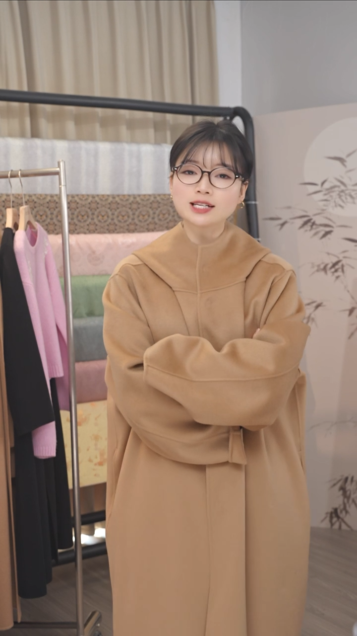 猫*山羊绒华夫格黑色差价