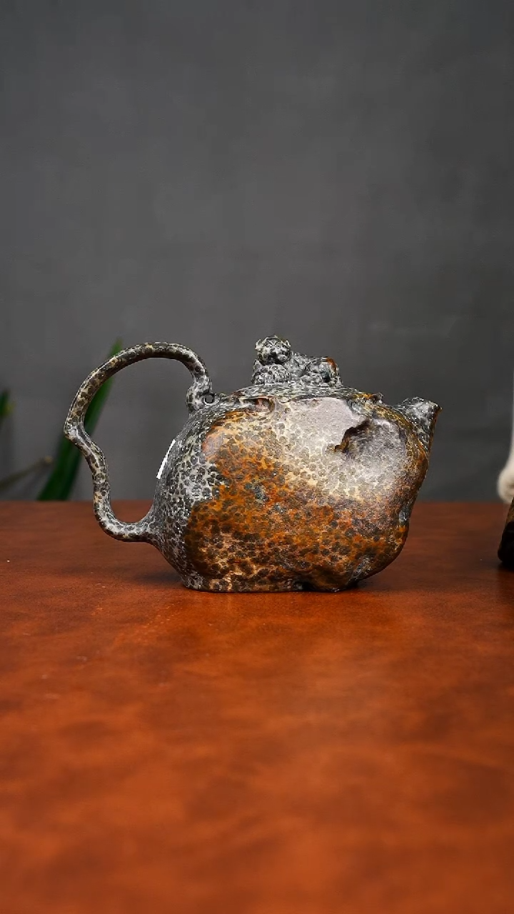 深**哥冰碛岩石头茶壶