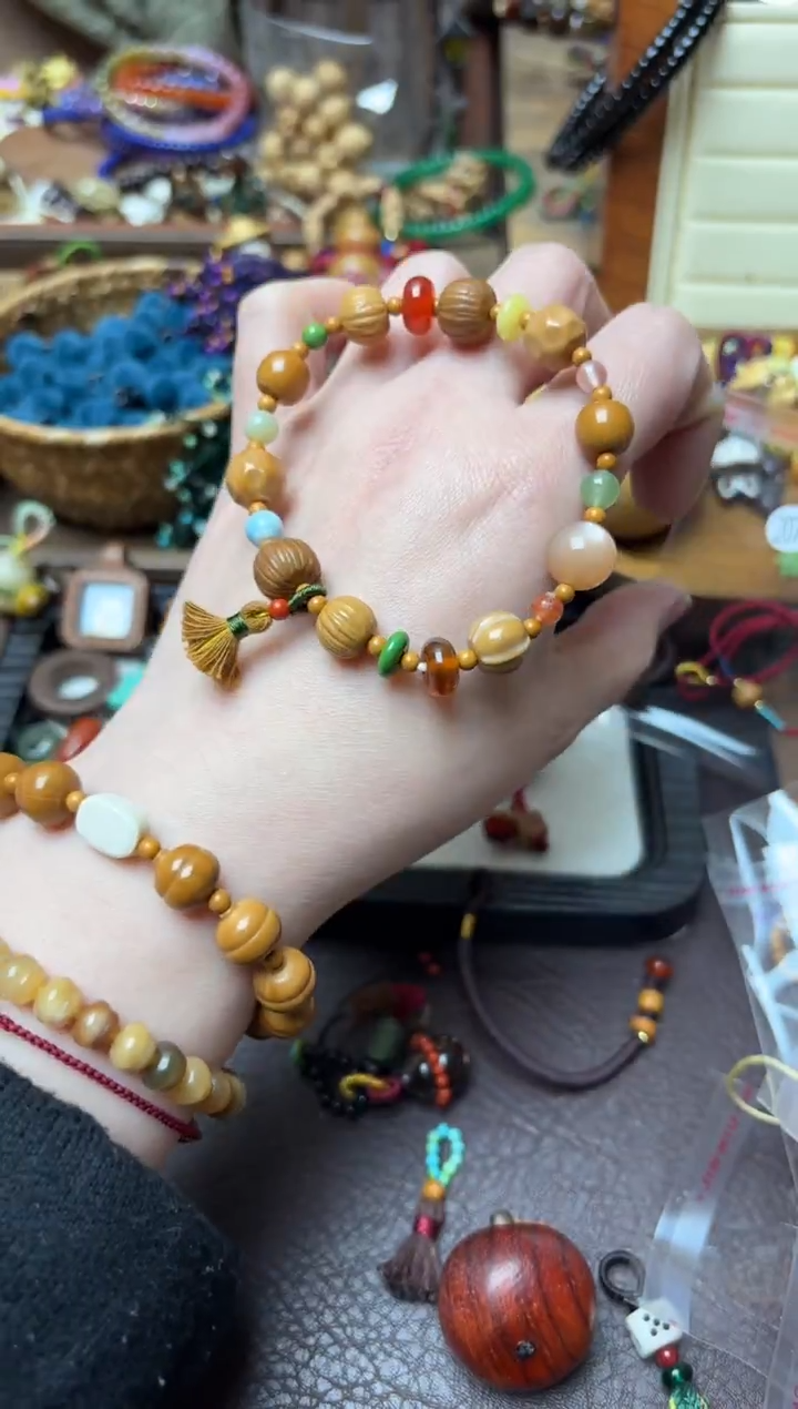 手串猴头核桃多宝手链