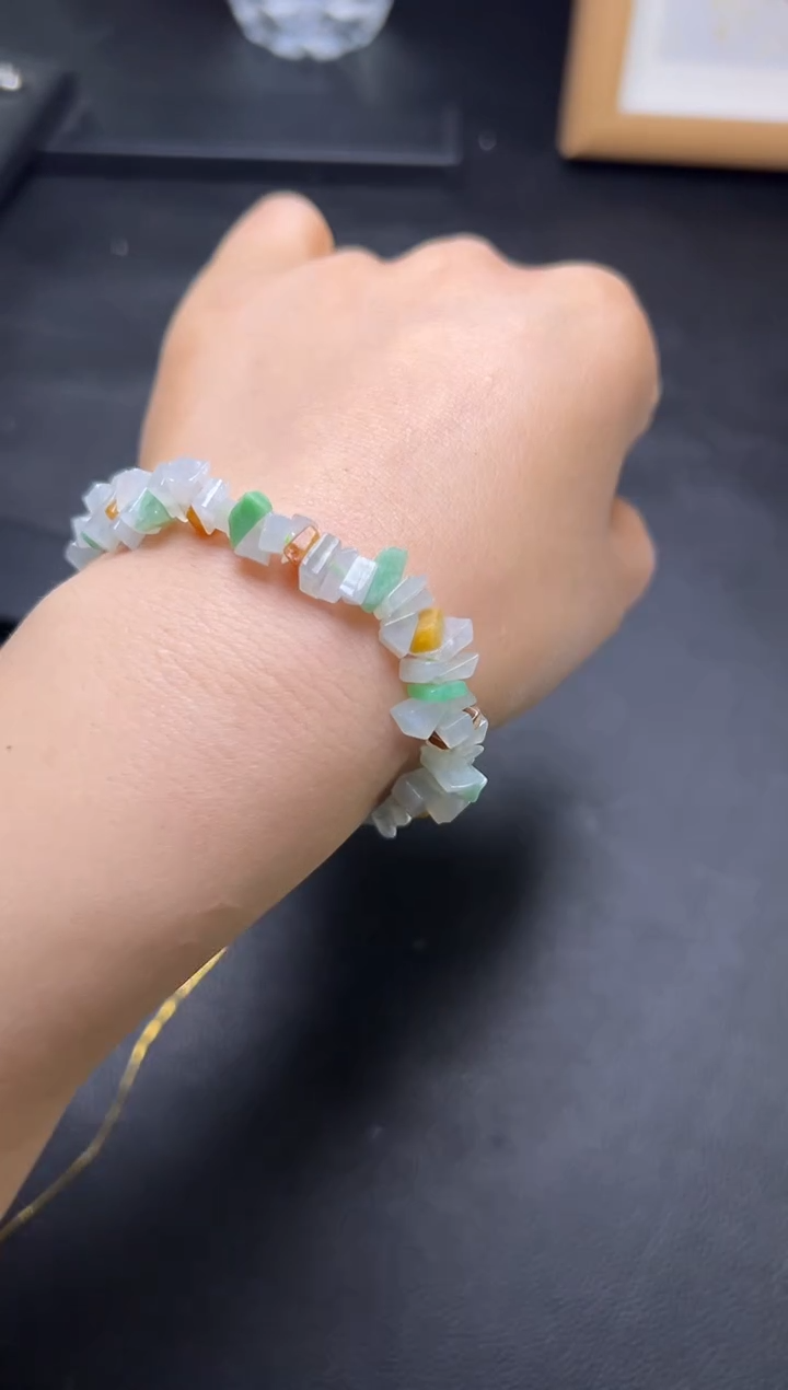 【闪购商品】翡翠手链未镶嵌W001-06多样性发一件