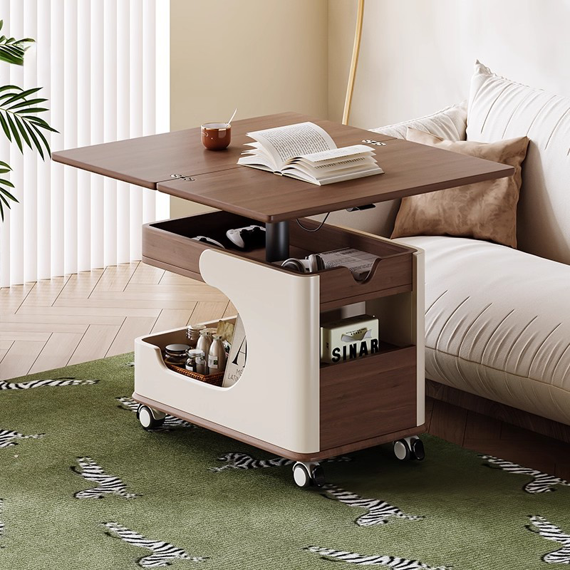 方糖小推车茶几客厅两用家用2025新款轻奢高级感折叠移动边几