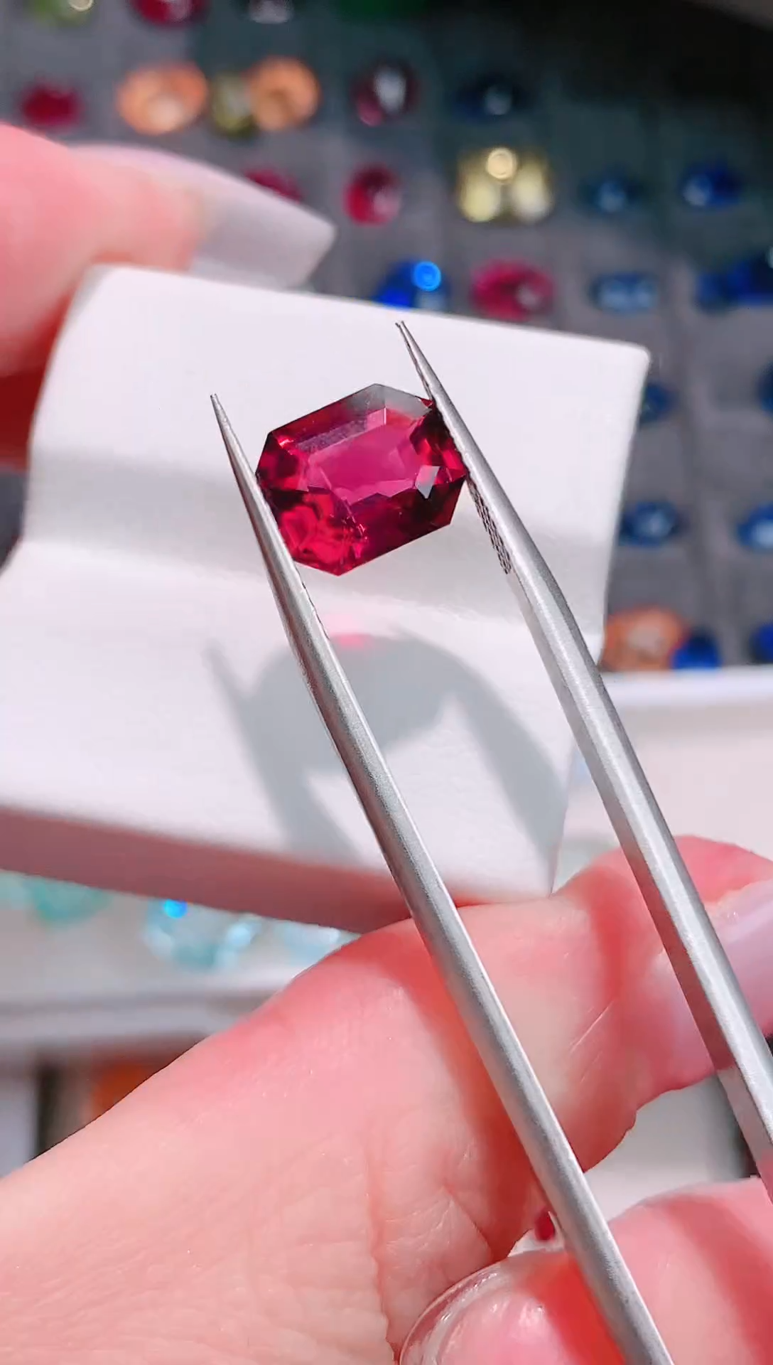 未镶嵌珠宝半成品碧玺天然坦桑尼亚卢比莱2.72ct