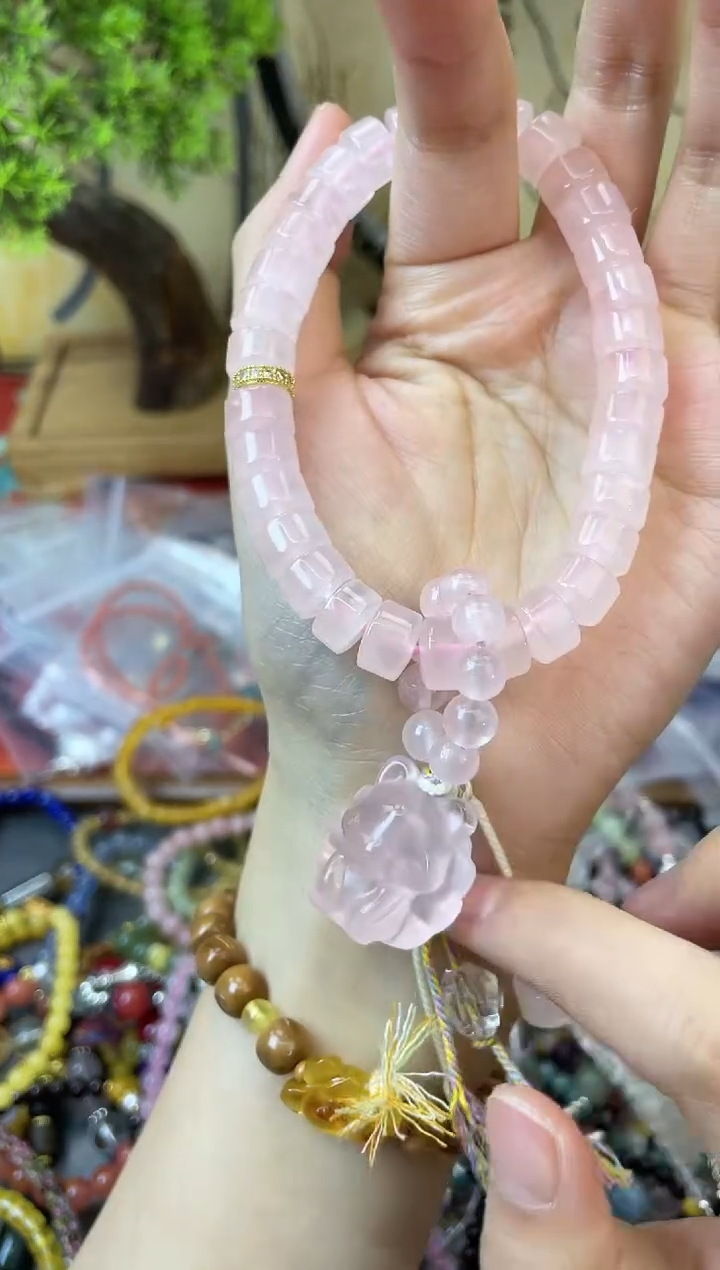 【闪购商品】水晶手链未镶嵌144手串