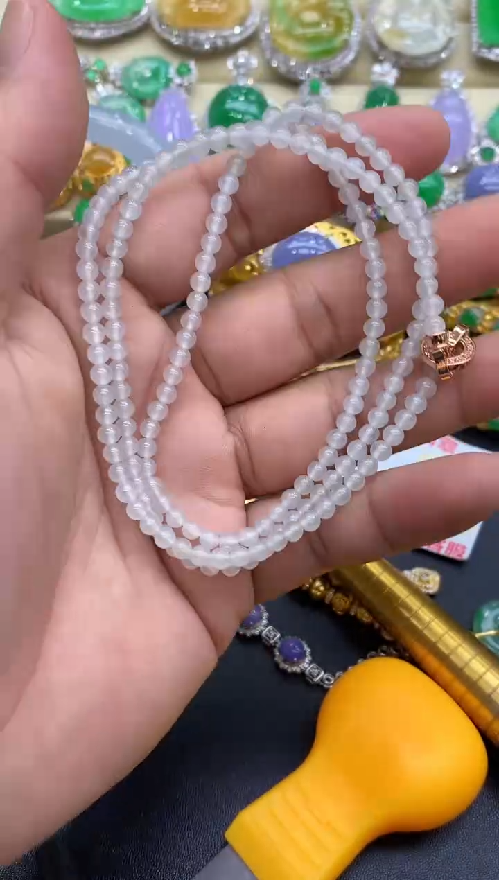 颈饰未镶嵌翡翠162-中国好珍宝