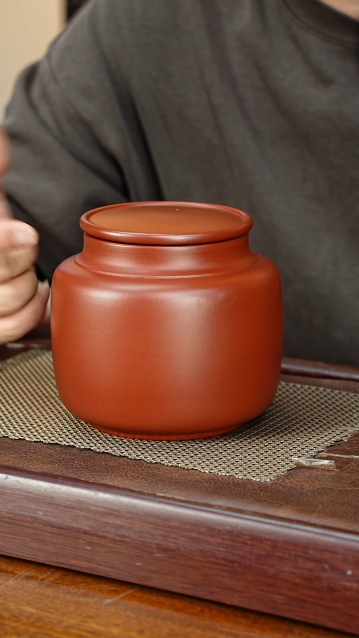 宜兴原矿紫砂茶叶罐