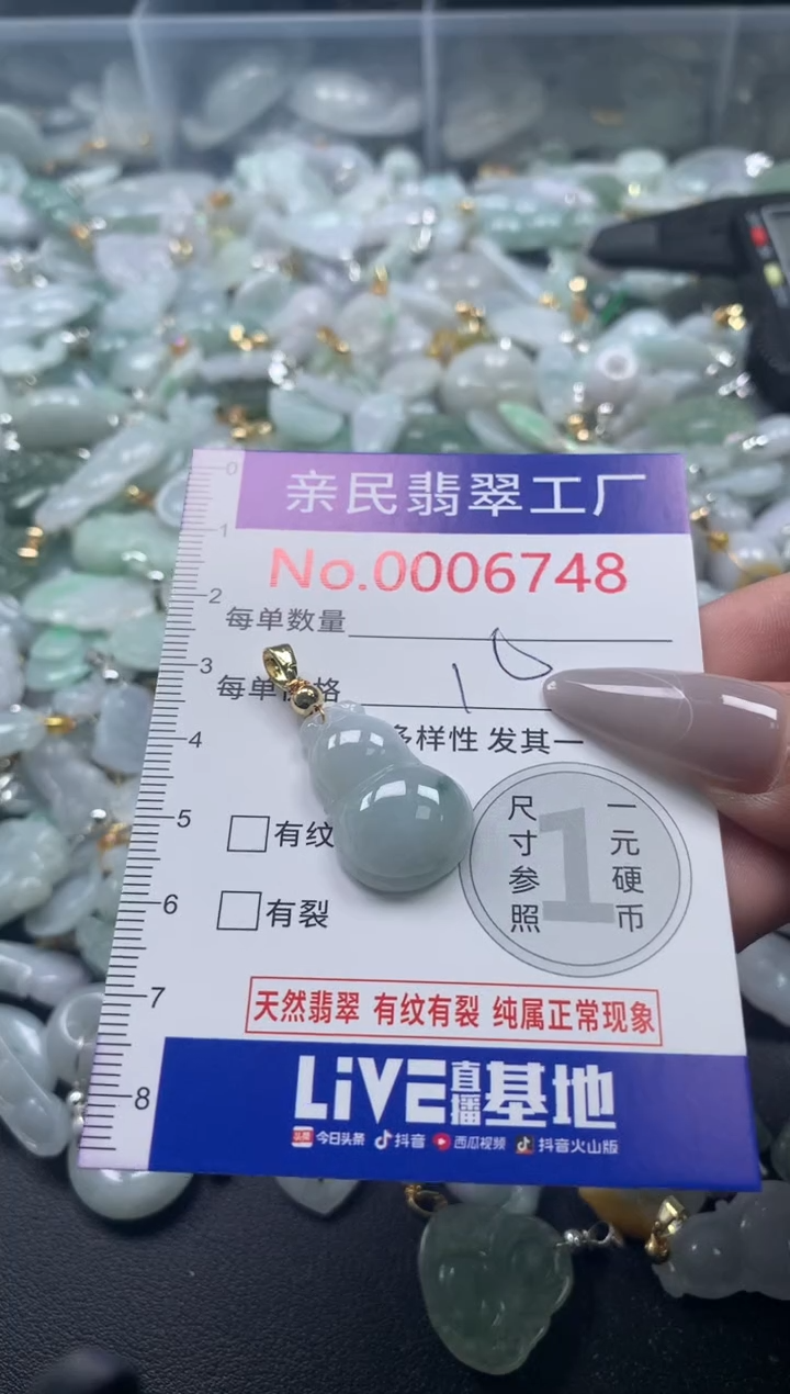 颈饰未镶嵌翡翠6748