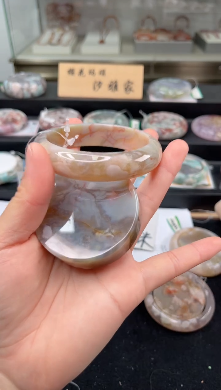 未镶嵌手镯石英质玉61圈口（赠品镯心）144887