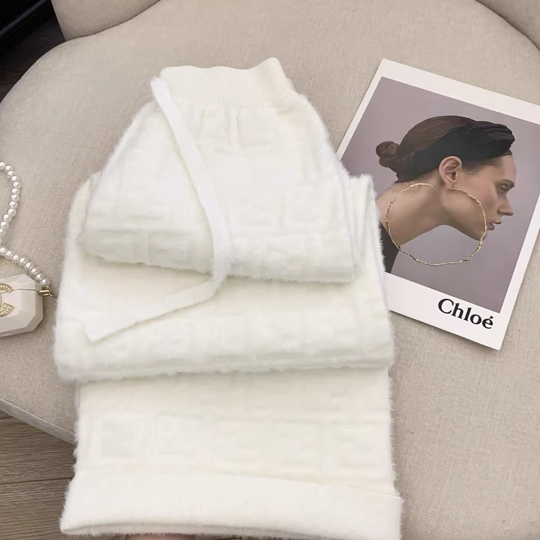 【JR定制】冬季经典百搭休闲宽松修身显瘦厚款针织裤