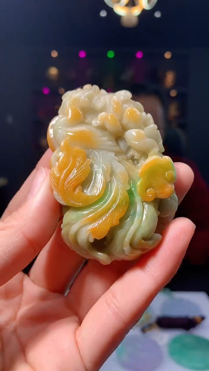 【闪购商品】定制翡翠未镶嵌1015hm-毛货挂件30