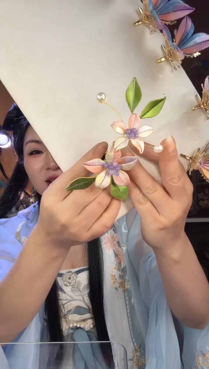 非金属醋酸缠花一支