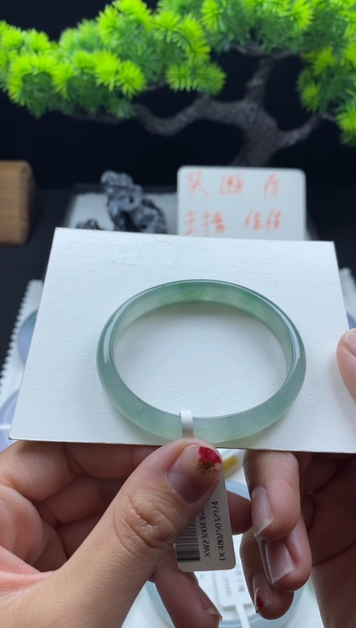 【闪购商品】翡翠手镯未镶嵌51+圈贵妃~不退不换