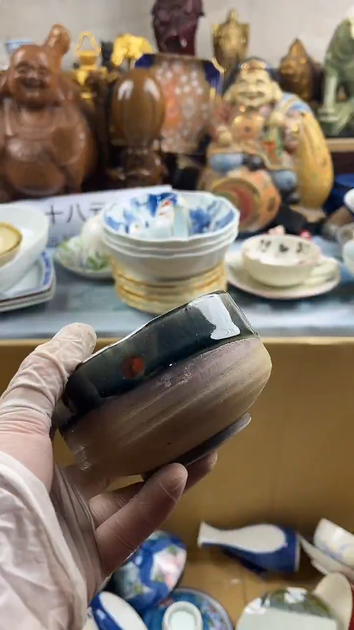 瓷片苍**光英歌瓷器满28包邮