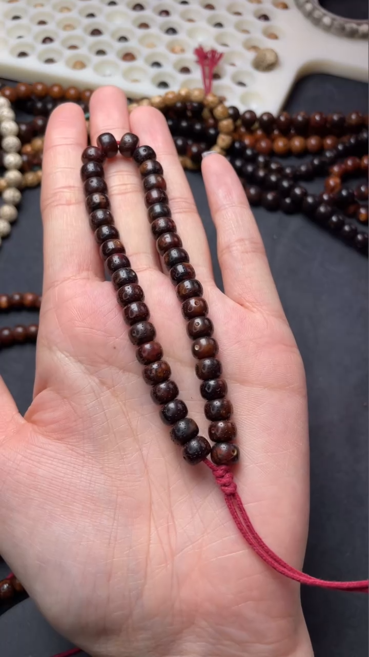 【闪购商品】星月菩提手串精工赤金级星月菩提8*5.5手持