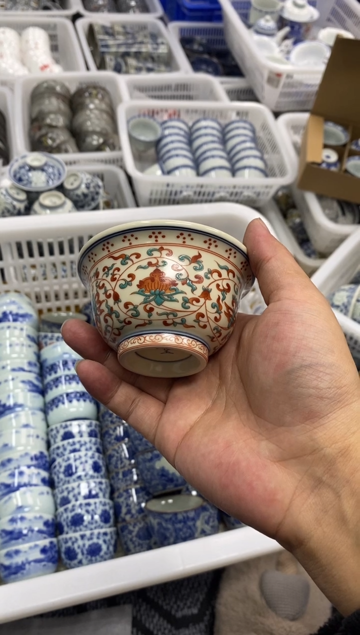 陶瓷景德陶瓷茶具容量约100