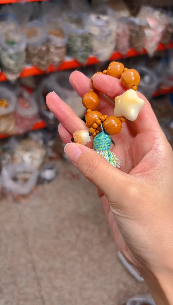 吊坠猴头核桃猴头小星星手捻