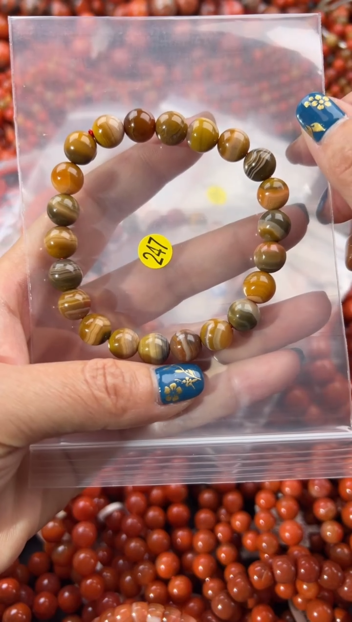 未镶嵌手串南红玛瑙9+