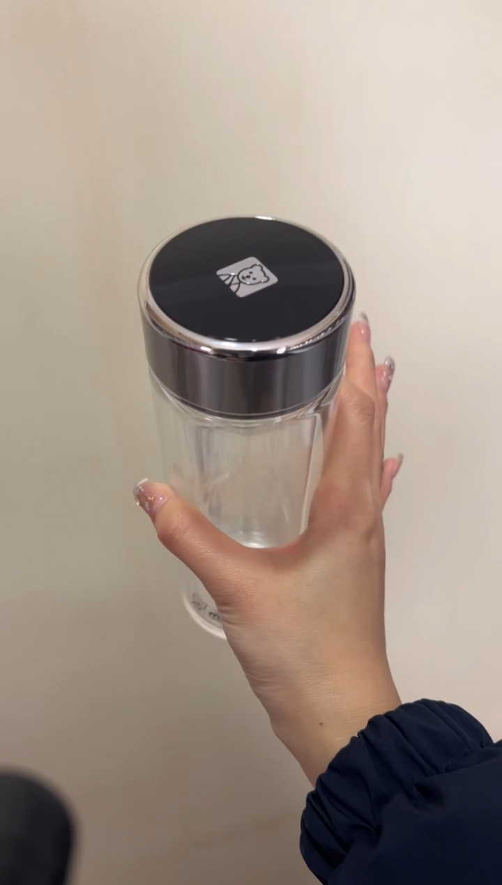 【闪购商品】双层高档365ml高硼硅茶杯