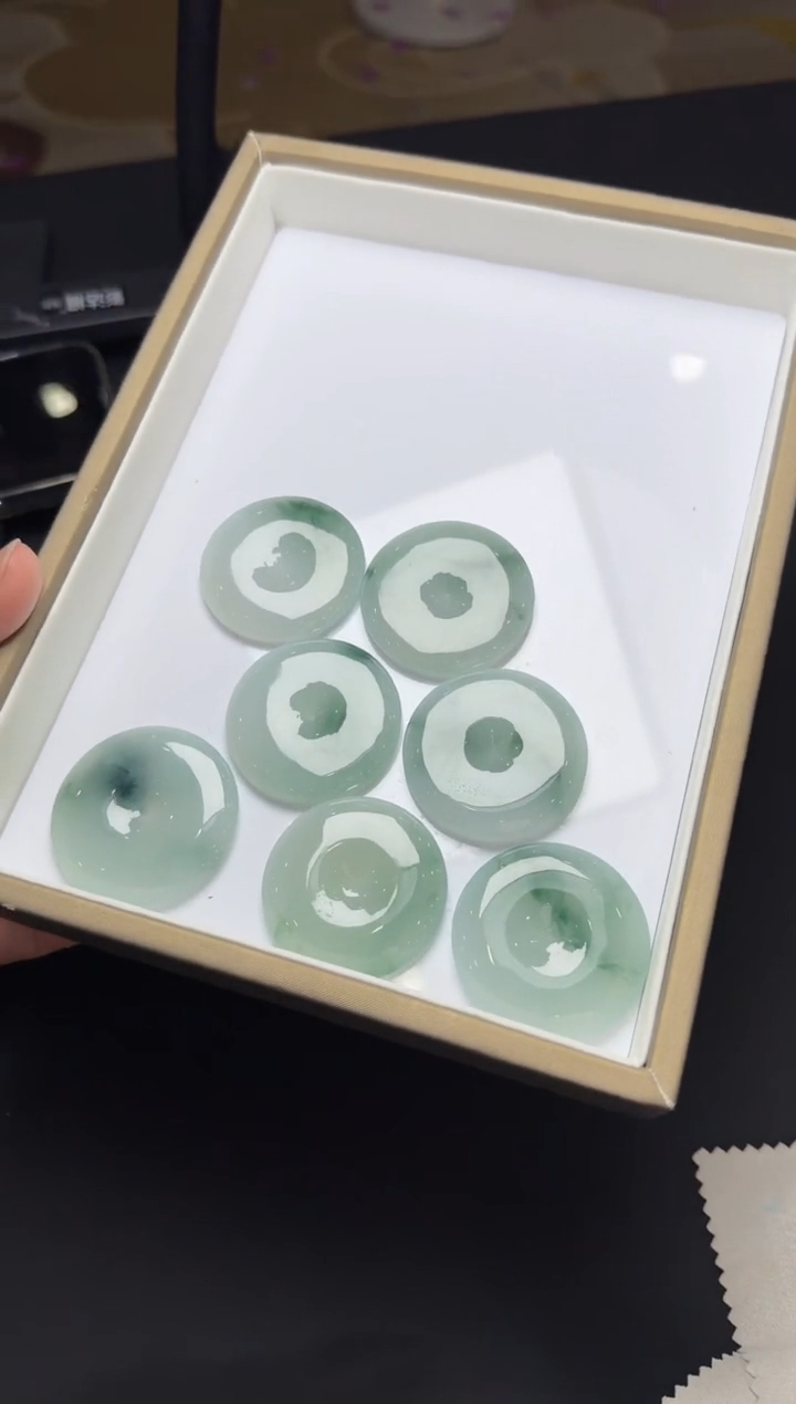 颈饰未镶嵌翡翠YM1402-1 大平安扣多样性发1件