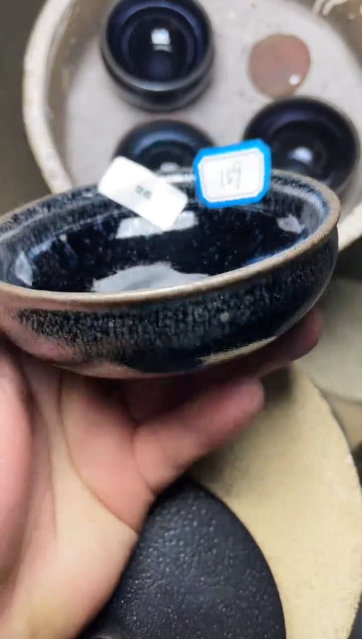 【闪购商品】茶盏叶紫建盏瓷器微瑕159