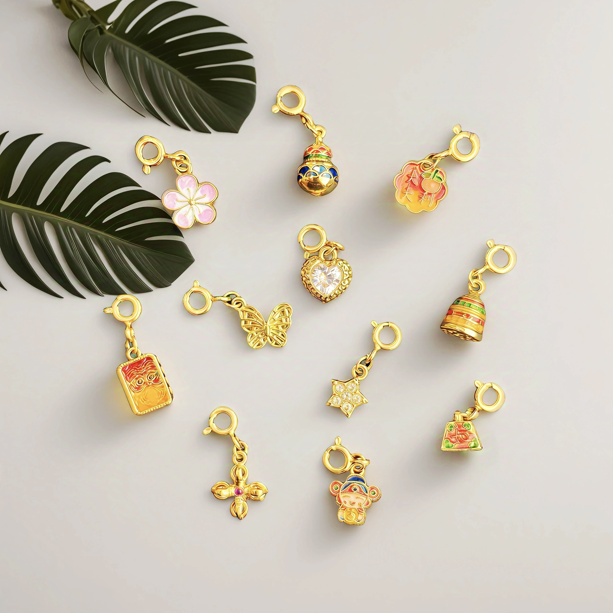 【YK】18k金 小提溜配件DIY合集 多样性发一