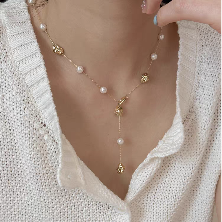 纯铜仿珍珠项链 BABIEA简饰 2025秋冬新款项链【金珠絮语】GU061