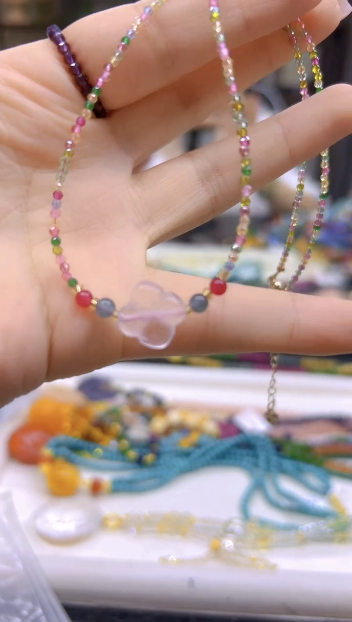 未镶嵌项链水晶DIY款X552