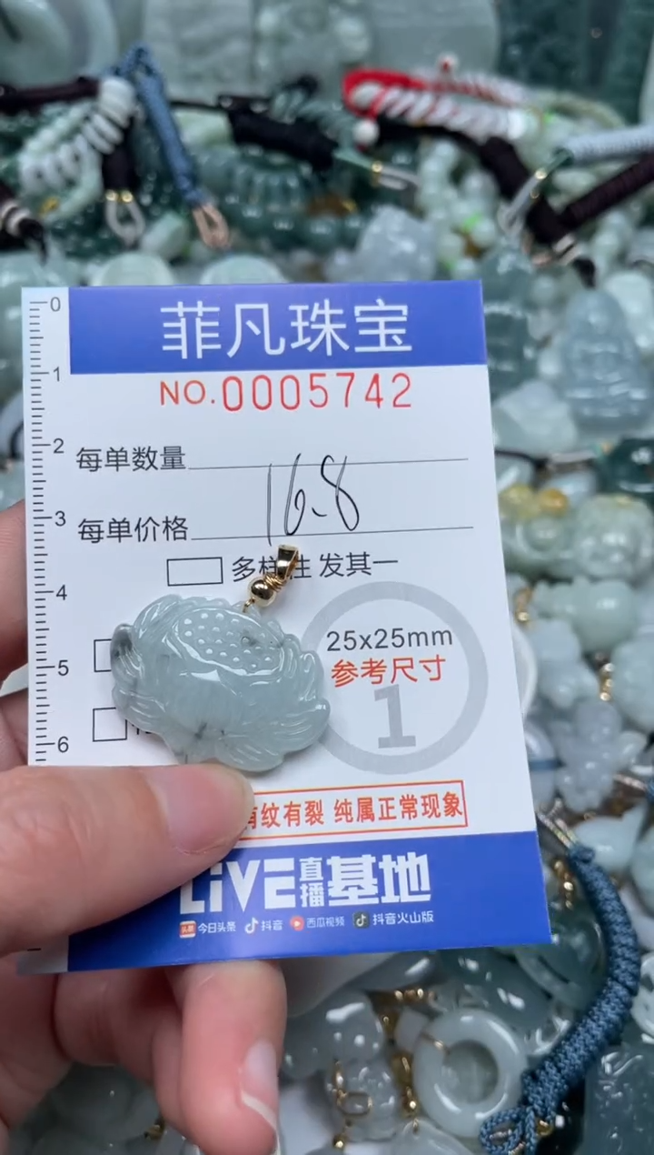 【闪购商品】翡翠颈饰未镶嵌00..5742