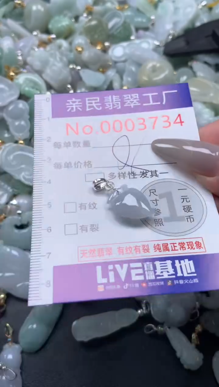 颈饰未镶嵌翡翠3734