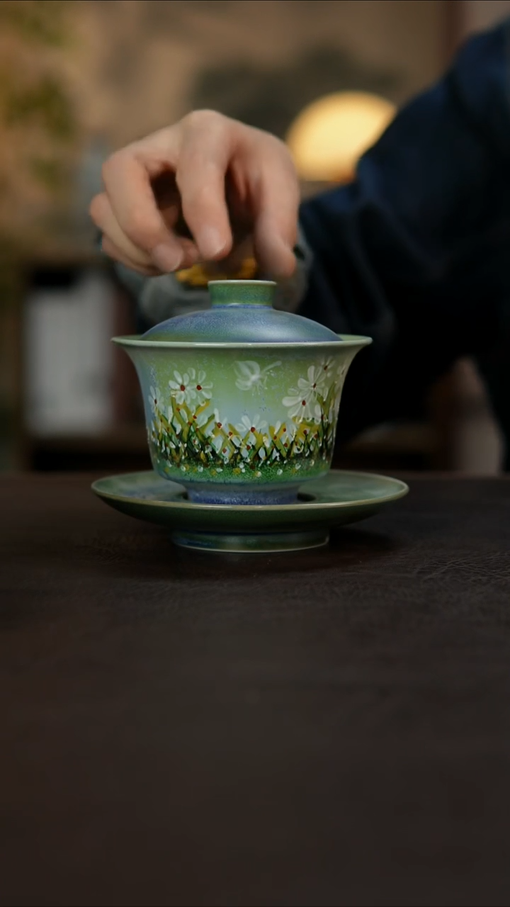 杯景德镇陶瓷杯碗柴烧多人